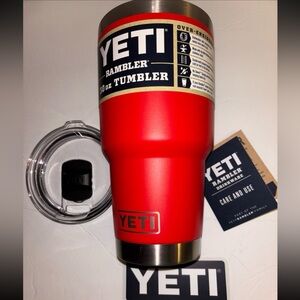 YETI Rescue Red Travel Tumbler